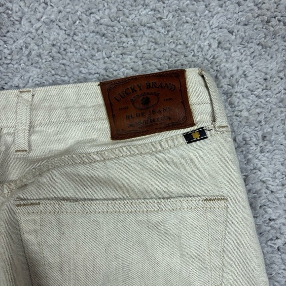 Lucky Brand Men's Straight Jeans - Light Cream - Picture 4 of 5
